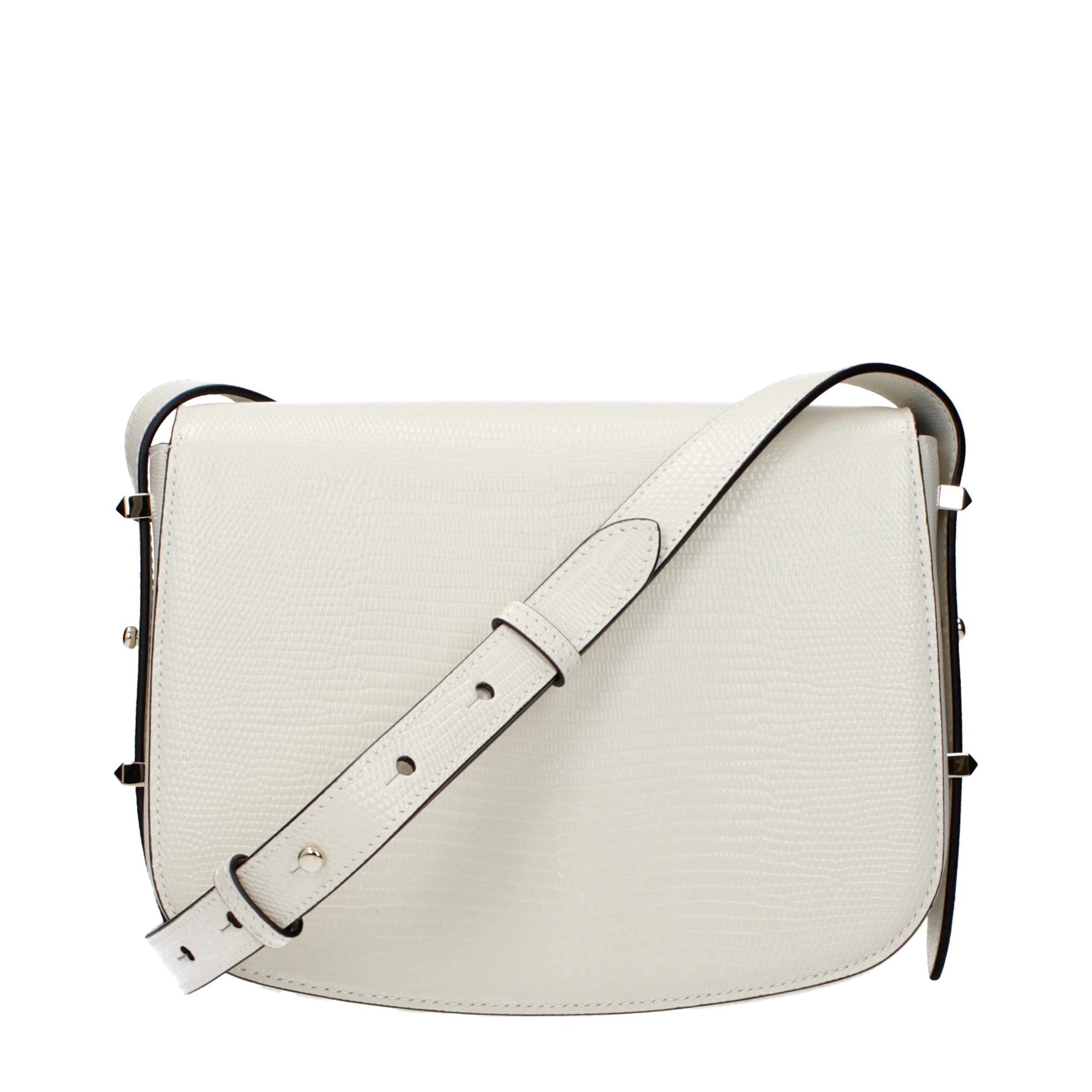 Jimmy Choo JC Crossbody Bag Milk Embossed Leather