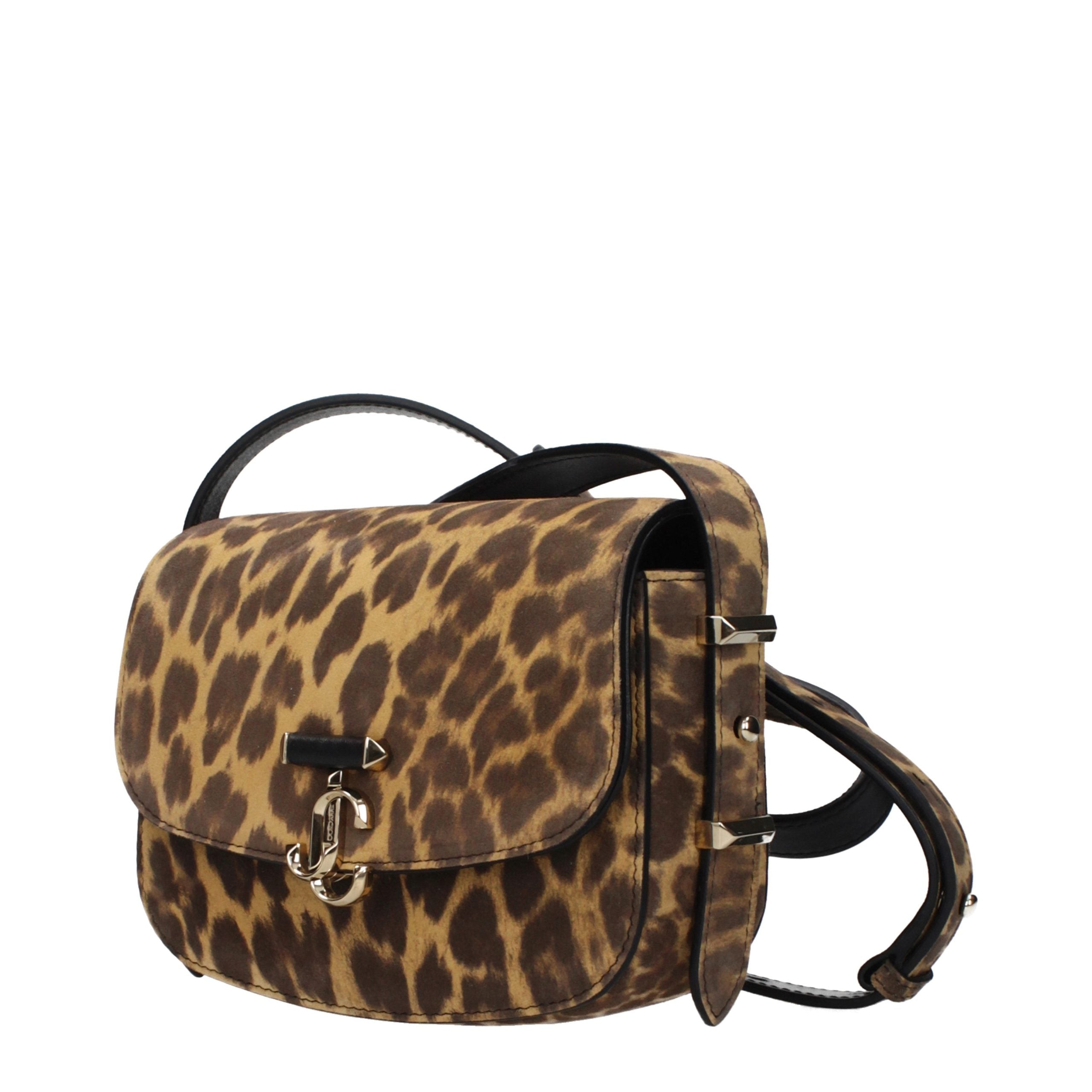 Jimmy Choo JC Crossbody Bag Leopard Print Pony Hair