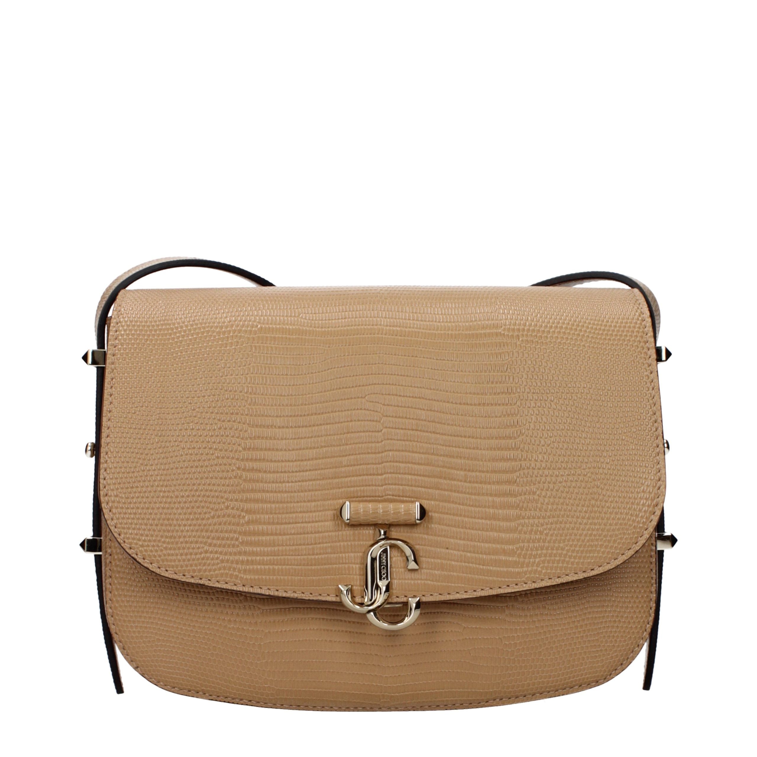 Jimmy Choo JC Crossbody Bag Biscuit Embossed Leather