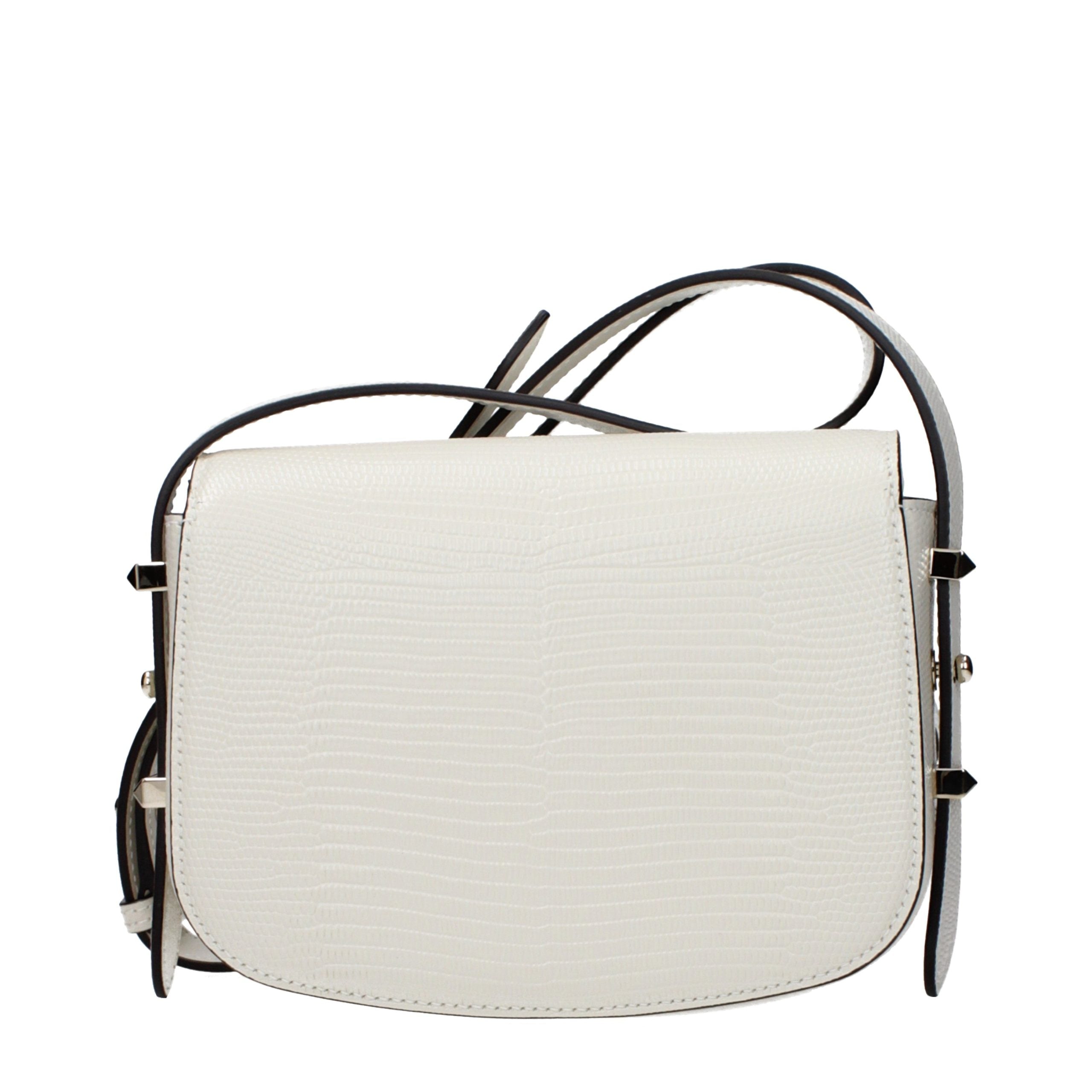 Jimmy Choo JC Crossbody Bag Milk Embossed Leather
