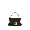 Balmain Medium Anthem Bag in Calfskin Leather - Black