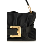 Balmain Medium Anthem Bag in Calfskin Leather - Black