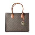 Michael Kors Mercer Medium Logo Tote Bag Brown