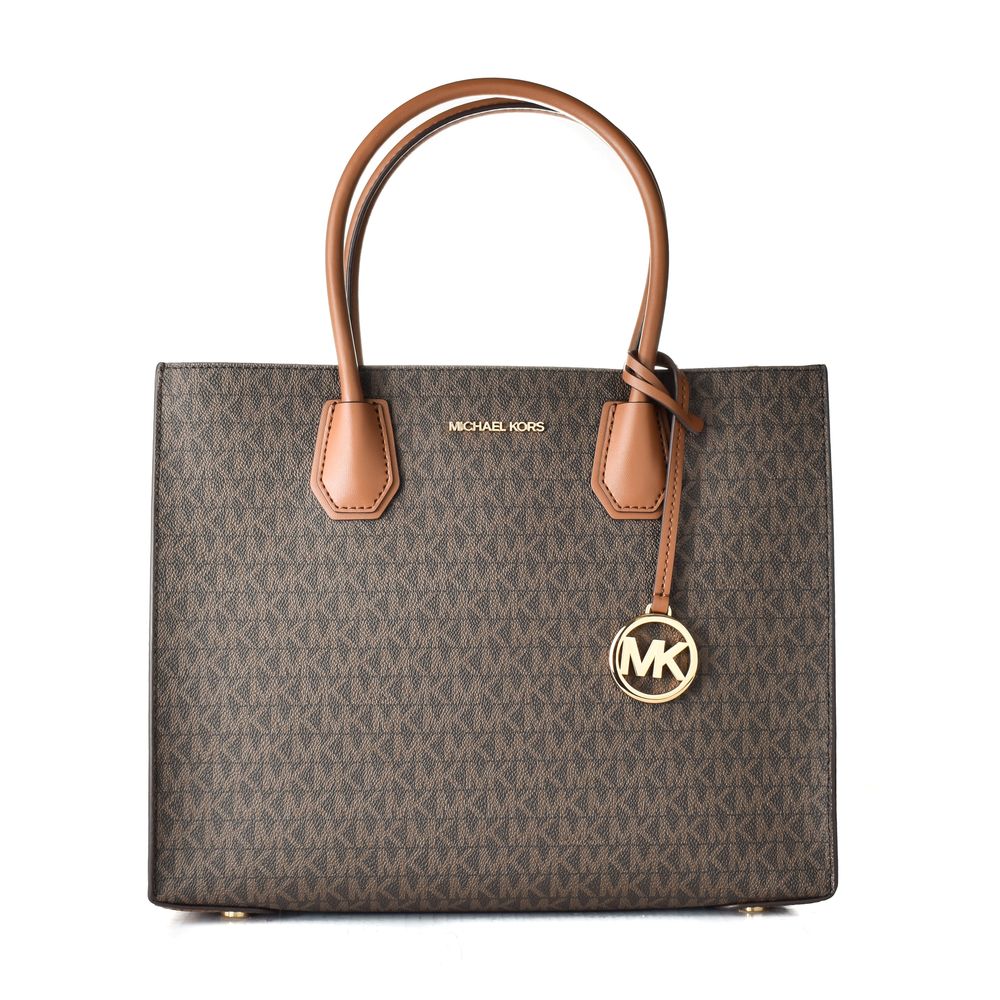 Michael Kors Mercer Medium Logo Tote Bag Brown