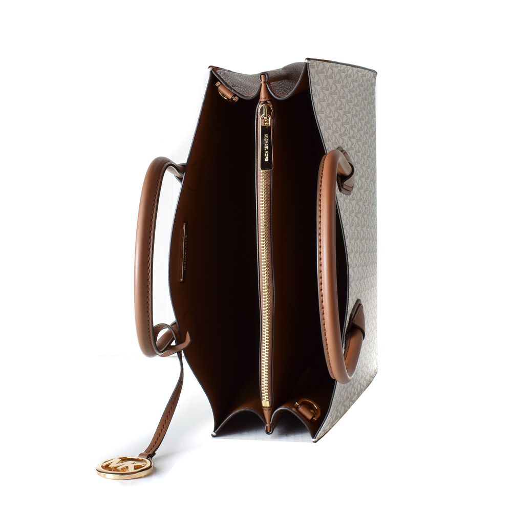 Michael Kors Mercer Medium Logo Tote Bag Vanilla