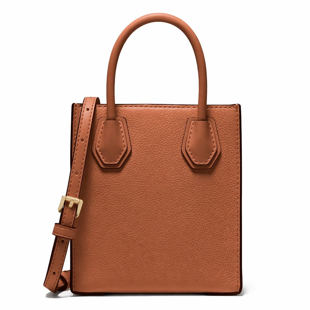 Michael Kors Mercer Extra-Small Leather Tote Bag Luggage