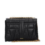 Versace Medusa Quilted Leather Chain Shoulder Bag Black