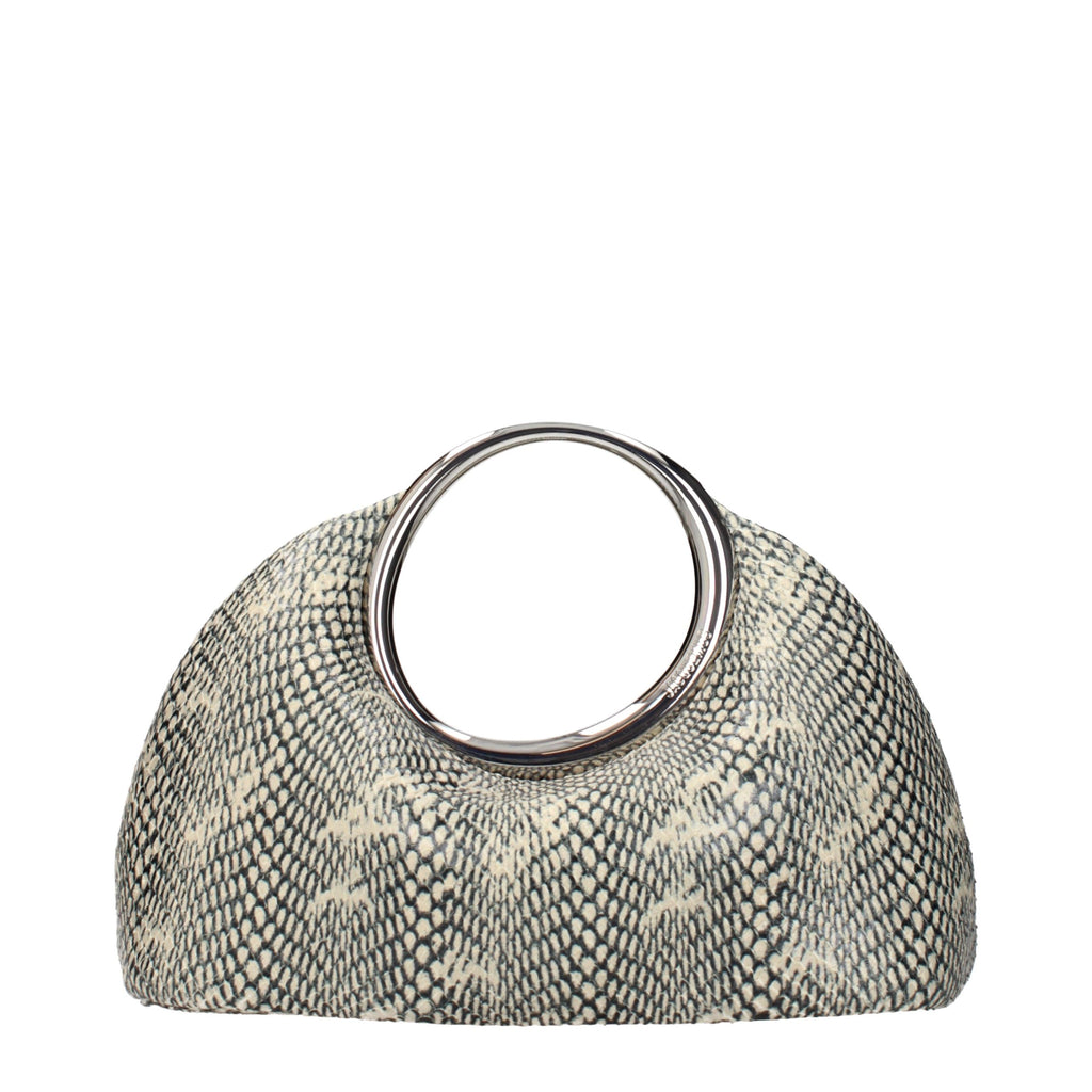 Jacquemus Le Calino Python Leather Bag Beige