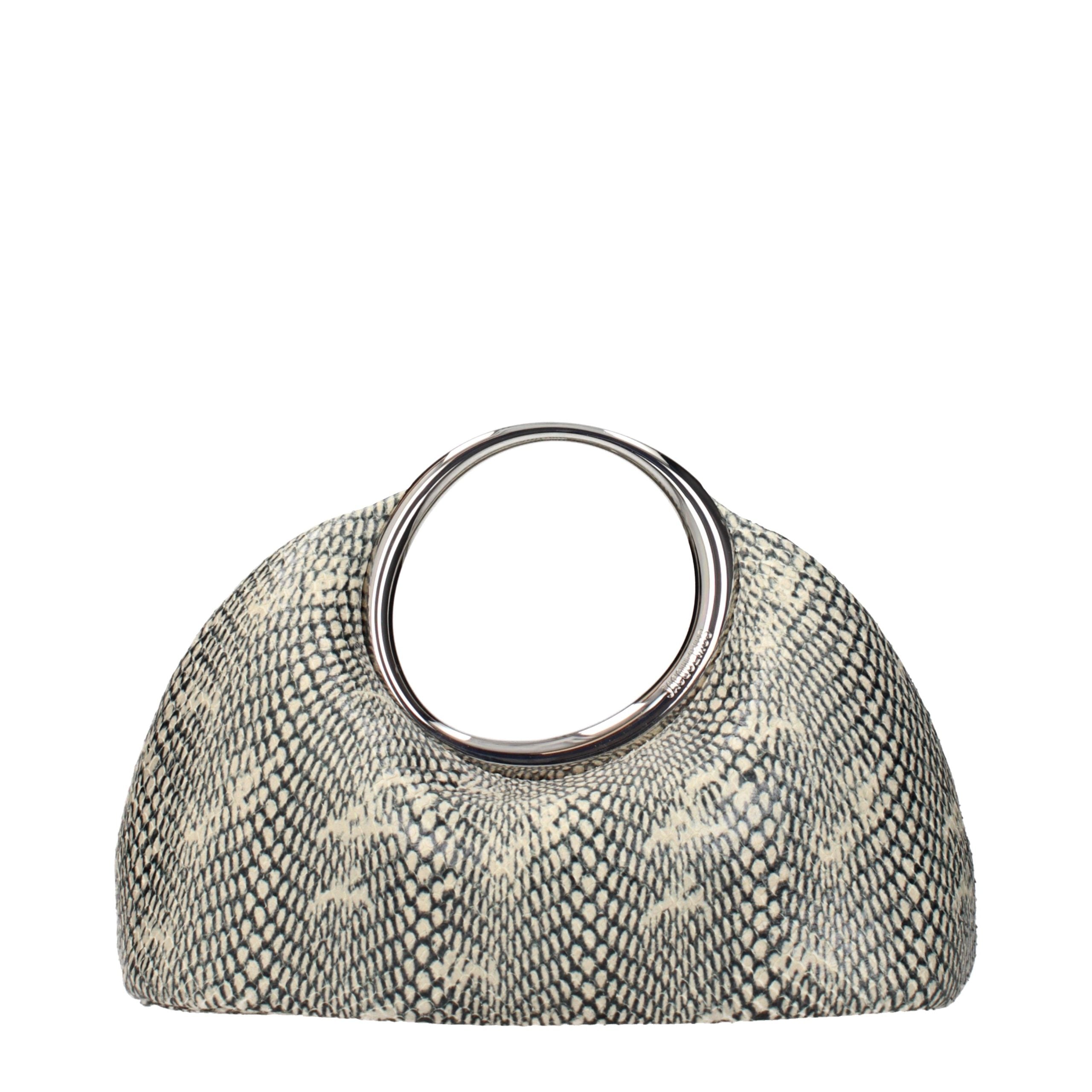Jacquemus Le Calino Python Leather Bag Beige