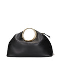 Jacquemus Le Calino Leather Shoulder Bag in Black