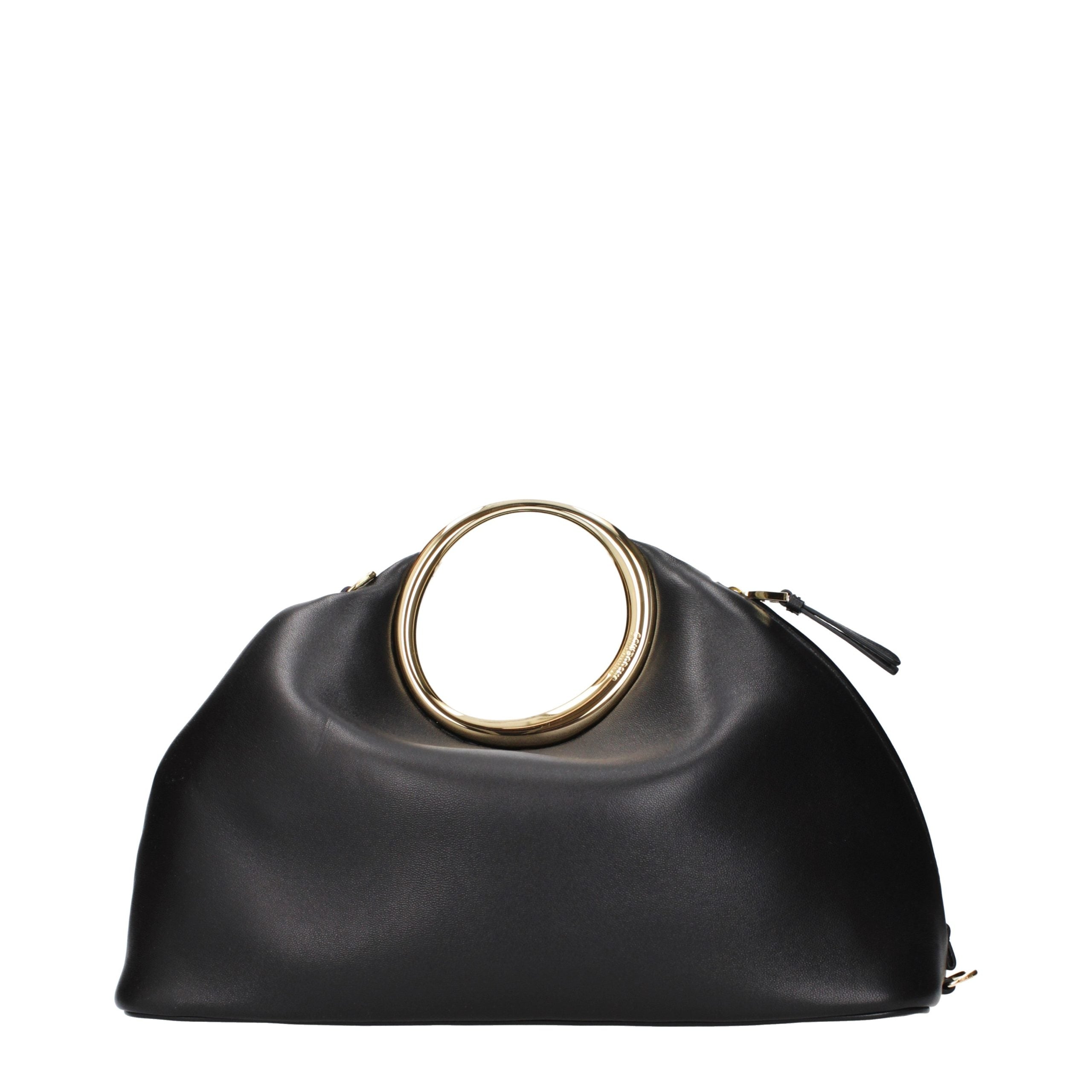 Jacquemus Le Calino Leather Shoulder Bag in Black