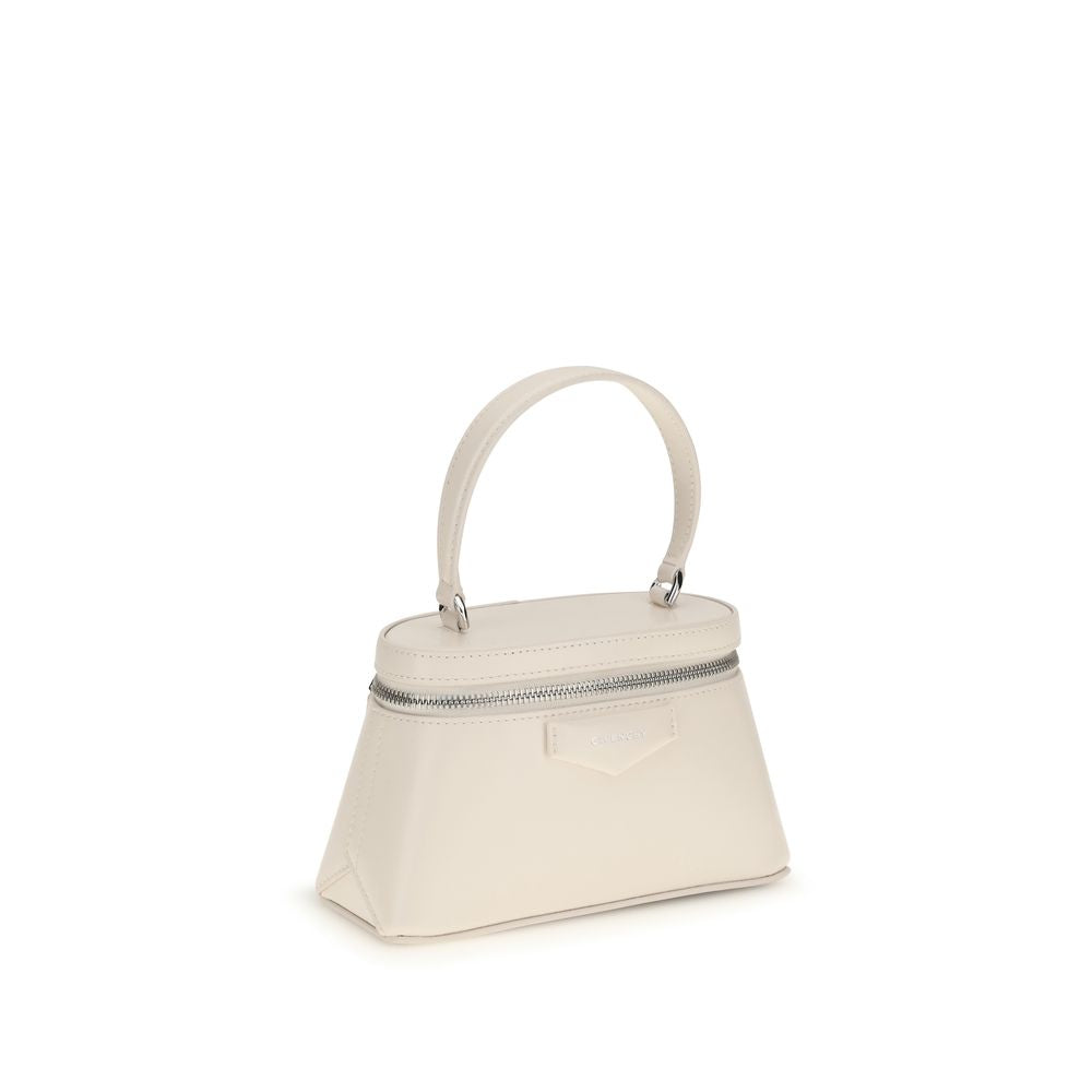 Givenchy Antigona Mini Top Handle Bag in Pearl Beige Calfskin