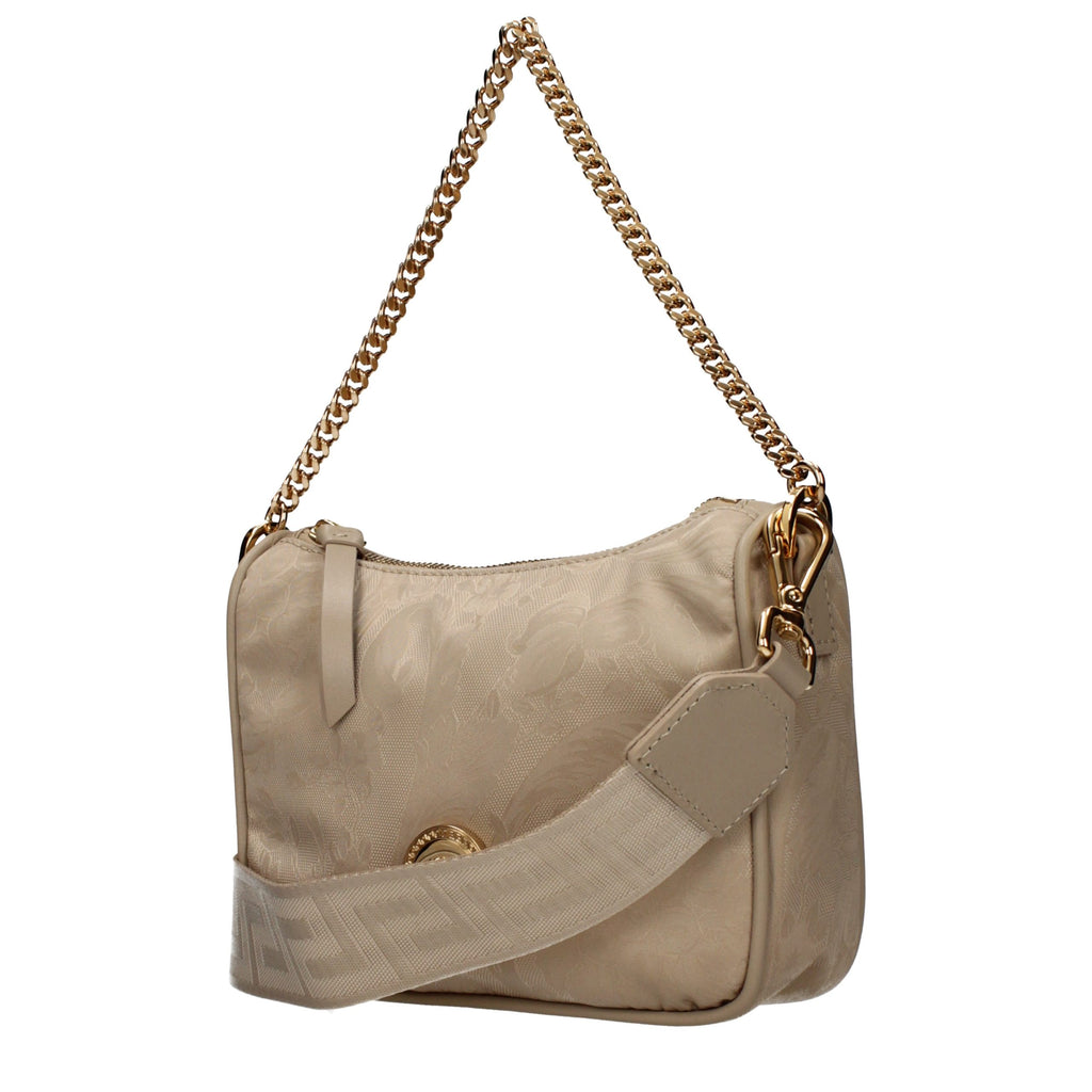 Versace Medusa Chain Shoulder Bag Beige