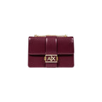 Armani Exchange Jodie Medium Chain Crossbody Bag Bordeaux