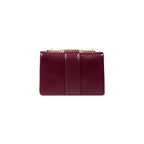 Armani Exchange Jodie Medium Chain Crossbody Bag Bordeaux
