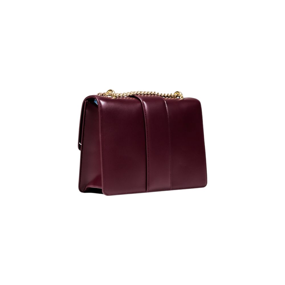 Armani Exchange Jodie Medium Chain Crossbody Bag Bordeaux