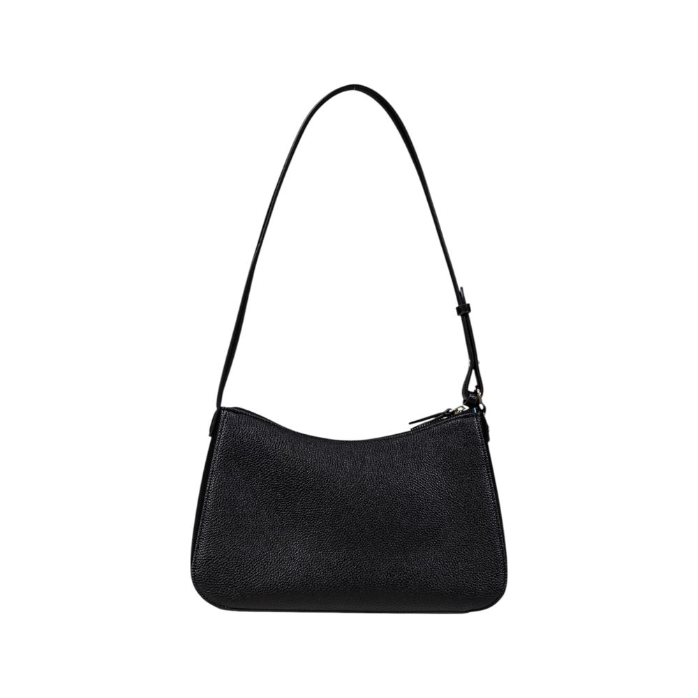Armani Exchange Pebbled Effect Shoulder Bag Black
