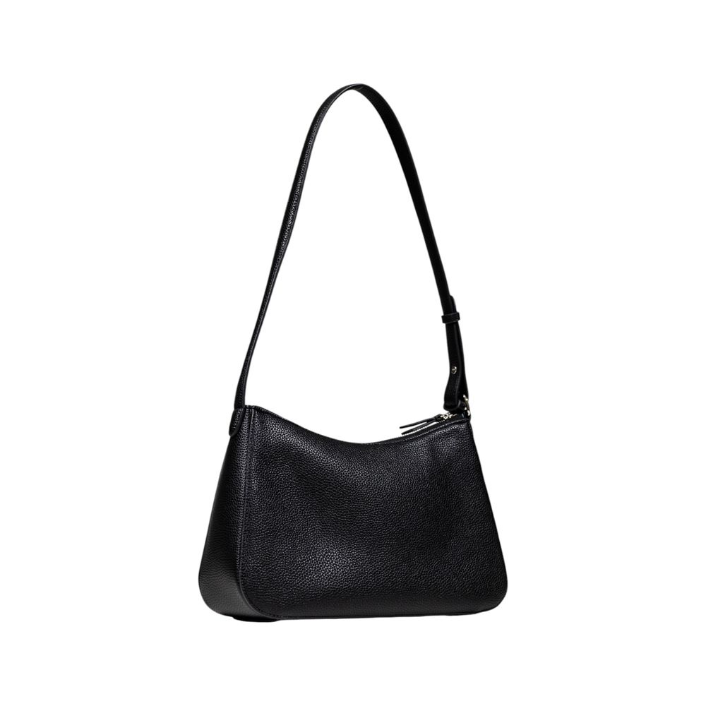 Armani Exchange Pebbled Effect Shoulder Bag Black