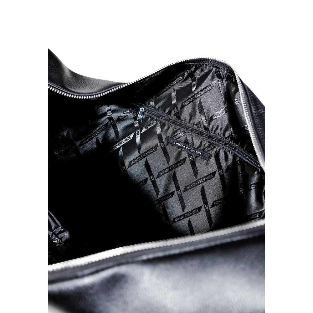 Armani Exchange Rounded Shoulder Bag Black