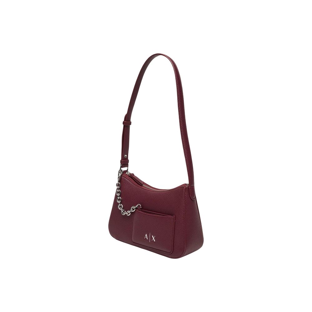 Armani Exchange Small Shoulder Bag Burgundy