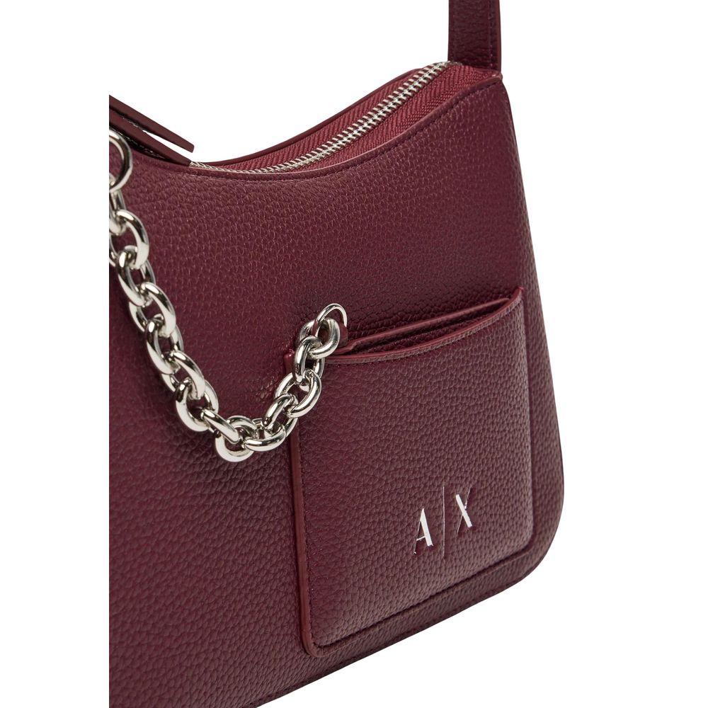 Armani Exchange Small Shoulder Bag Burgundy