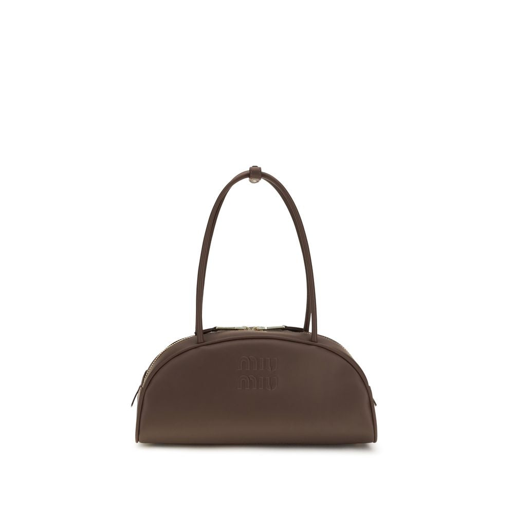 Miu Miu Beau Small Shoulder Bag Cognac