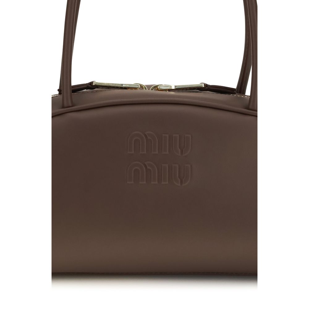 Miu Miu Beau Small Shoulder Bag Cognac