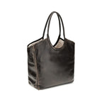 Miu Miu Ivy Distressed Leather Tote Bag Brown