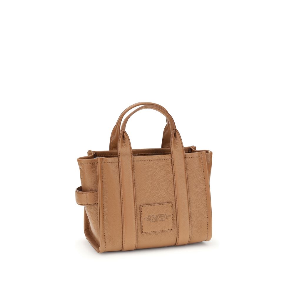 Marc Jacobs The Small Tote Bag Grained Leather Camel