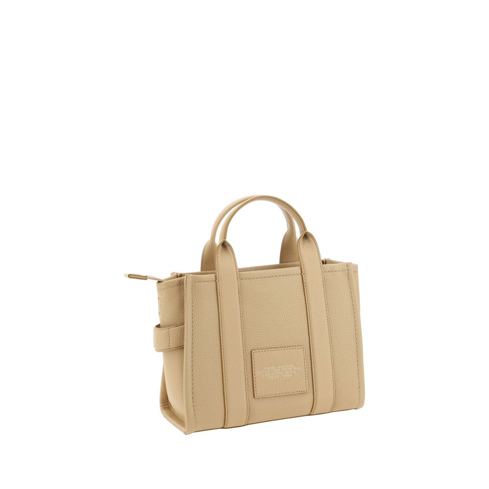 Marc Jacobs The Small Tote Bag Grained Leather Beige