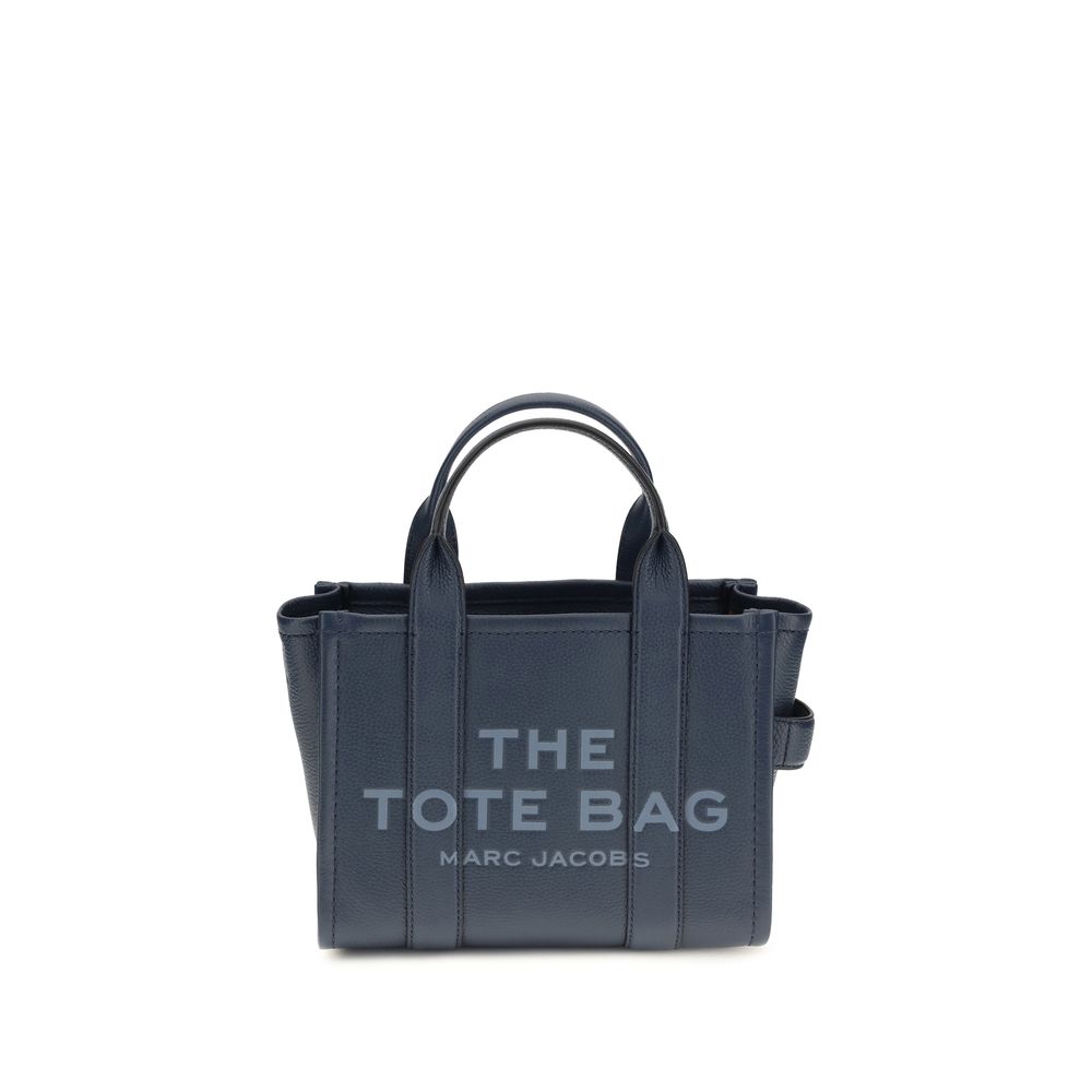 Marc Jacobs The Small Tote Bag Grained Leather Blue