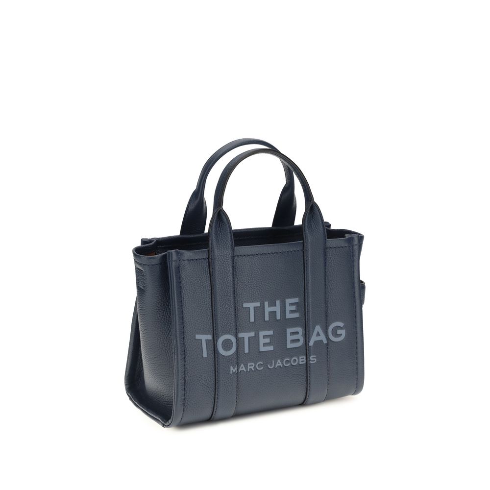 Marc Jacobs The Small Tote Bag Grained Leather Blue