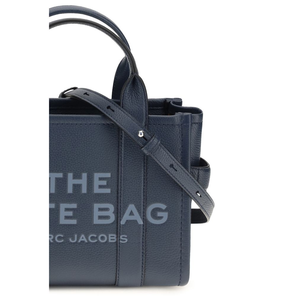 Marc Jacobs The Small Tote Bag Grained Leather Blue