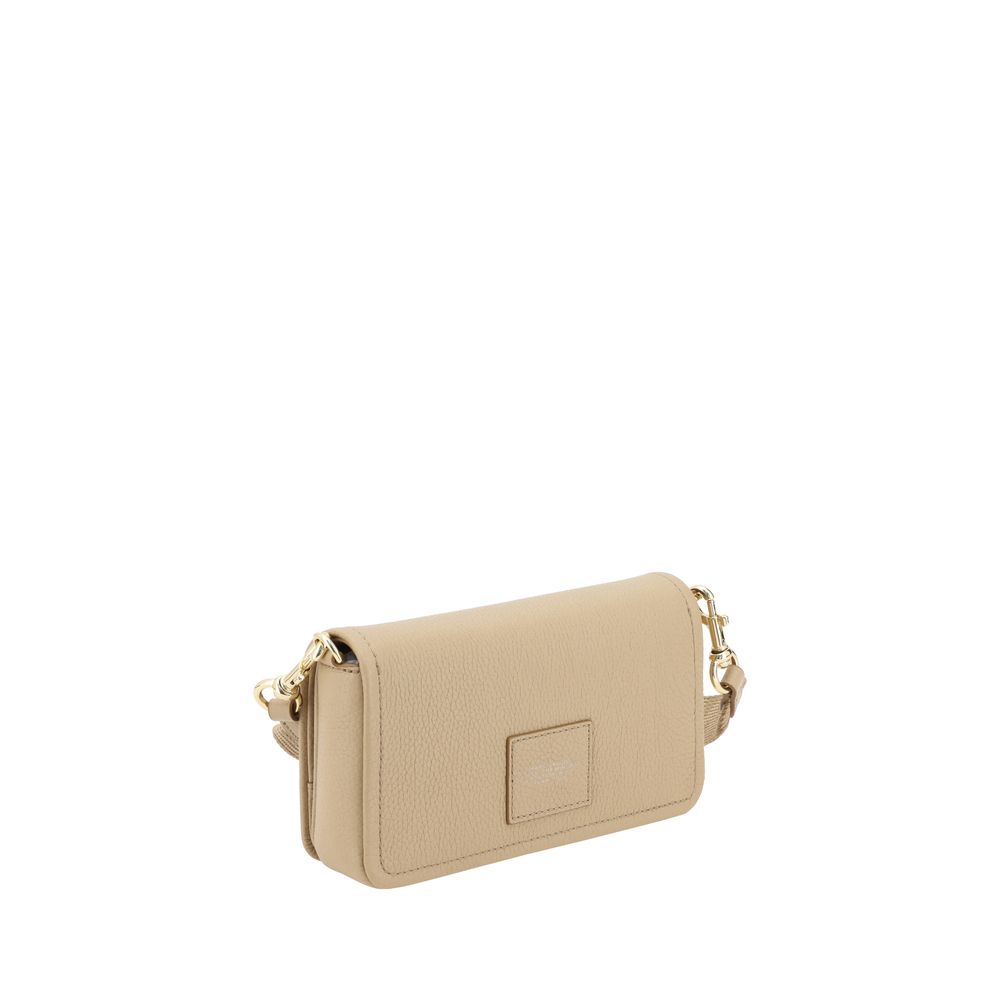 Marc Jacobs The Mini Bag Shoulder Bag Grained Leather Beige