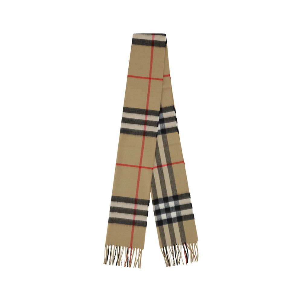Burberry Archive Check Cashmere Scarf Archive Beige
