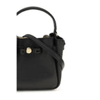 Tory Burch Romy Mini Bucket Bag Grained Leather Black