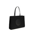 Tory Burch Ella Tote Bag Black Nylon