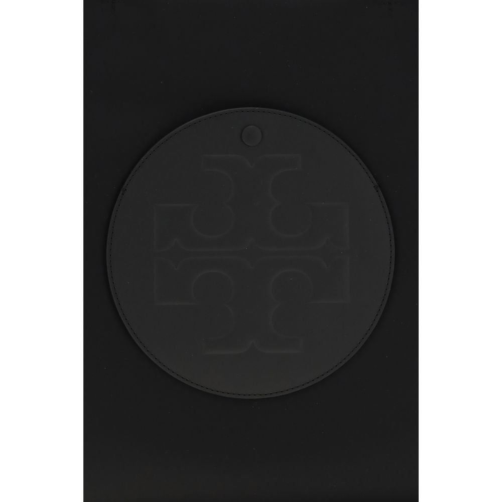 Tory Burch Ella Tote Bag Black Nylon