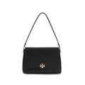 Tory Burch Charlie Shoulder Bag Black Leather