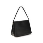 Tory Burch Charlie Large Shoulder Bag Black Leatherr Bag