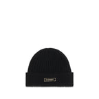 Burberry Merino Wool Ribbed Beanie