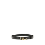 Chloé Iconic Calfskin Leather Belt Black 3cm