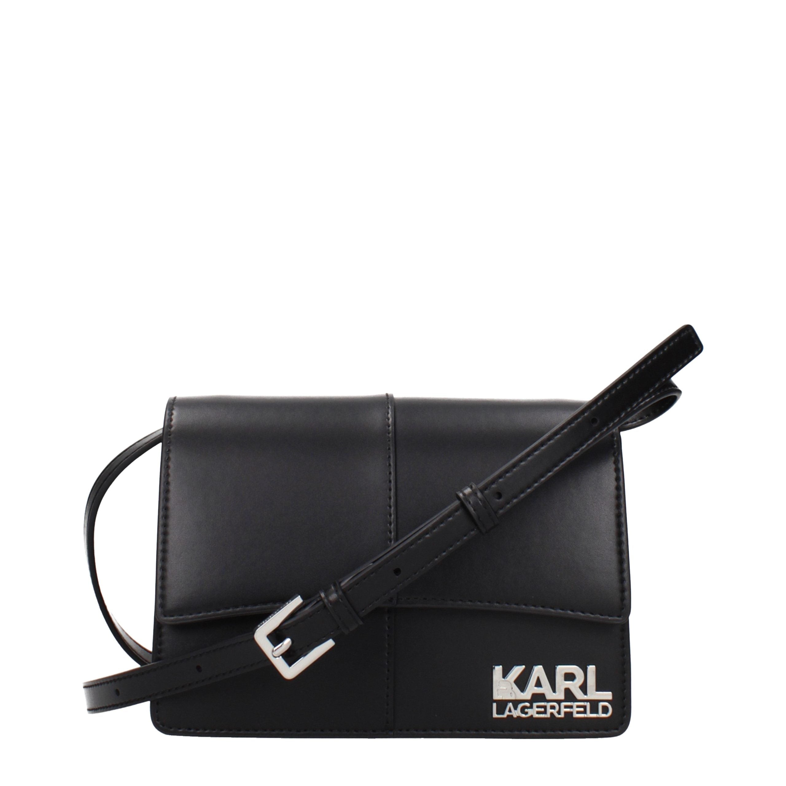 Karl Lagerfeld K/Signature Crossbody Bag in Black