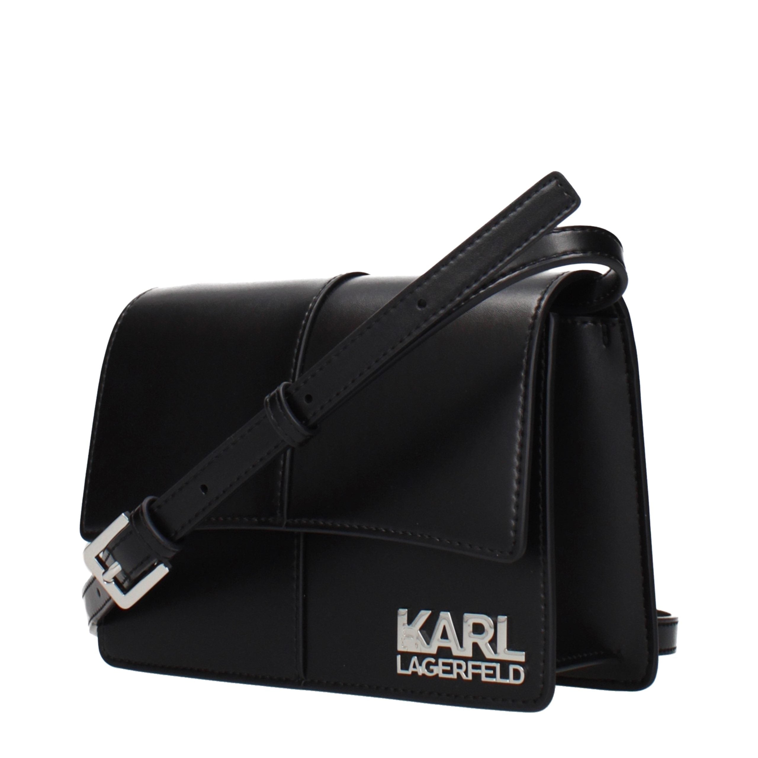 Karl Lagerfeld K/Signature Crossbody Bag in Black