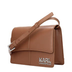 Karl Lagerfeld K/Signature Crossbody Bag in Cognac Brown