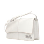 Karl Lagerfeld K/Signature Crossbody Bag in White