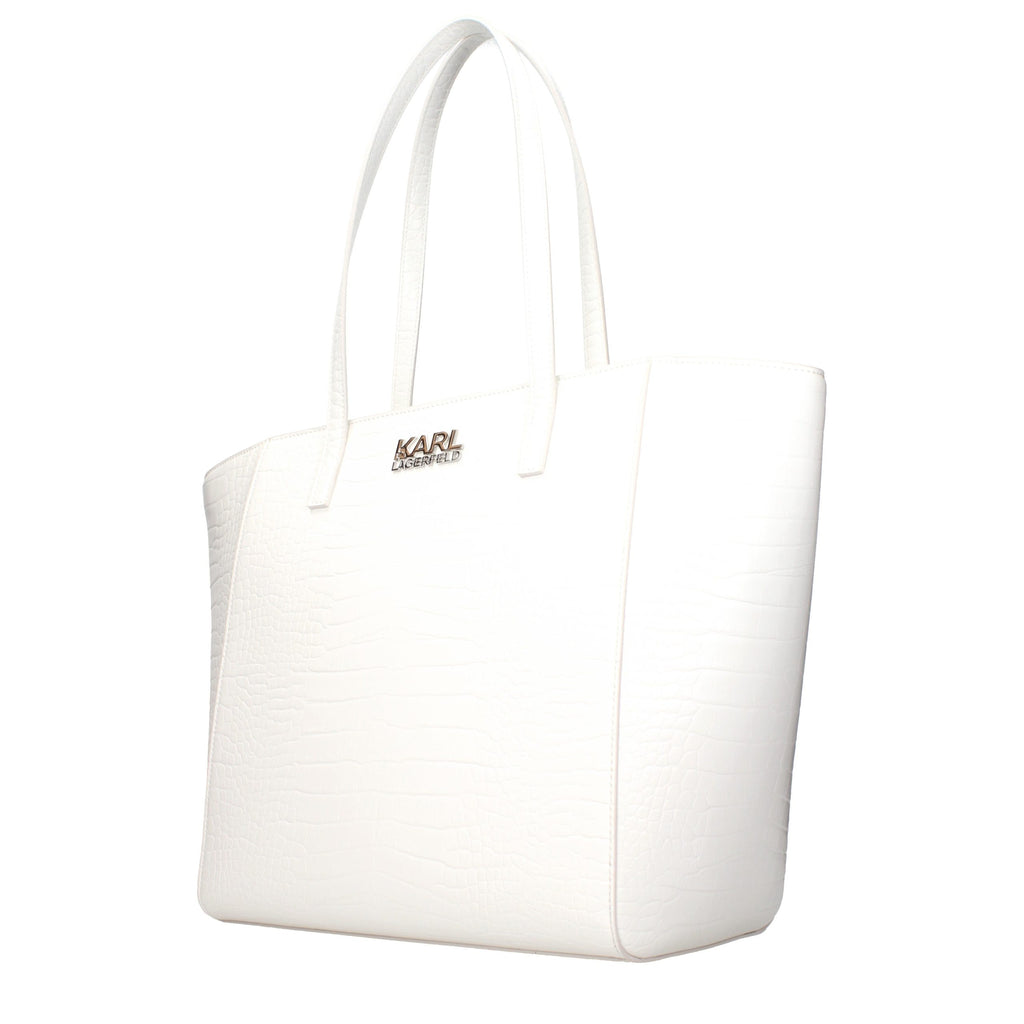 Karl Lagerfeld K/Signature Tote Bag in White