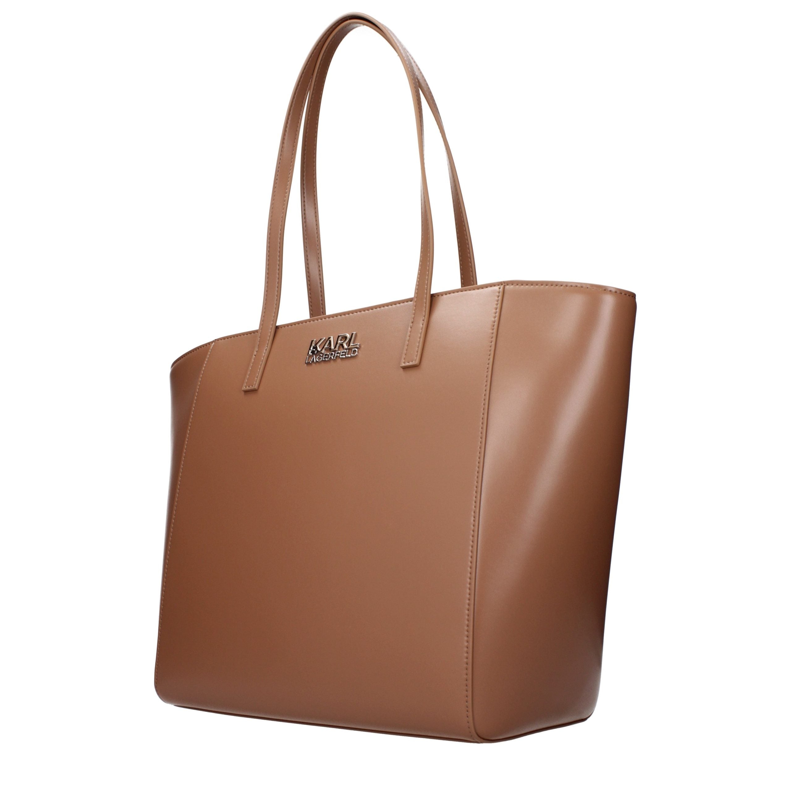 Karl Lagerfeld K/Signature Tote Bag in Cognac Brown