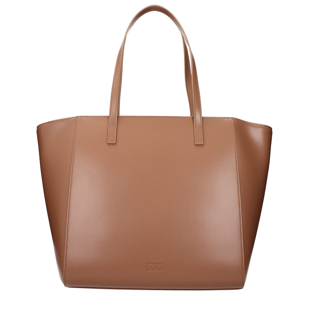 Karl Lagerfeld K/Signature Tote Bag in Cognac Brown