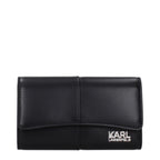Karl Lagerfeld K/Signature Flap Wallet in Black